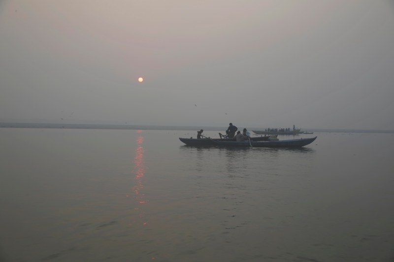 VNS ganga sunrise